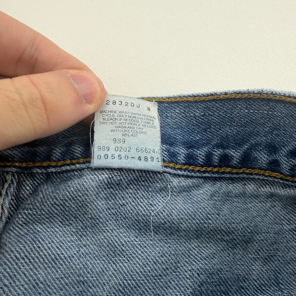 Vintage Levis 550 Jeans Mens 38x30 Medium Stonewash Relaxed Blue Red Tab Tapered